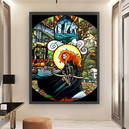 Cartoon - 11CT Stamped Cross Stitch 50*65CM