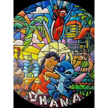 Cartoon - 11CT Stamped Cross Stitch 50*65CM