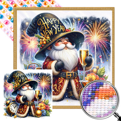 New Year'S Eve Goblin - Full AB Round Drill Diamond Painting 40*40CM