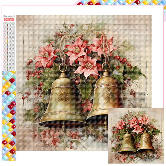 Christmas Bells - Full Square Drill Diamond Painting 30*30CM