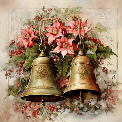 Christmas Bells - Full Square Drill Diamond Painting 30*30CM