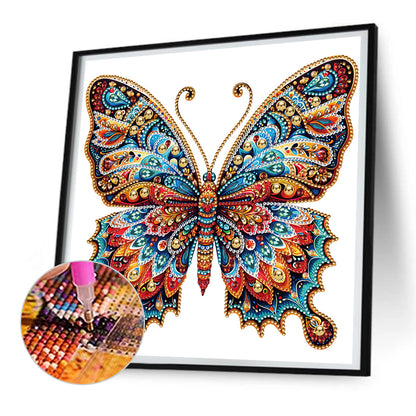 Gorgeous Butterfly - Special Shaped Drill Diamond Painting 30*30CM