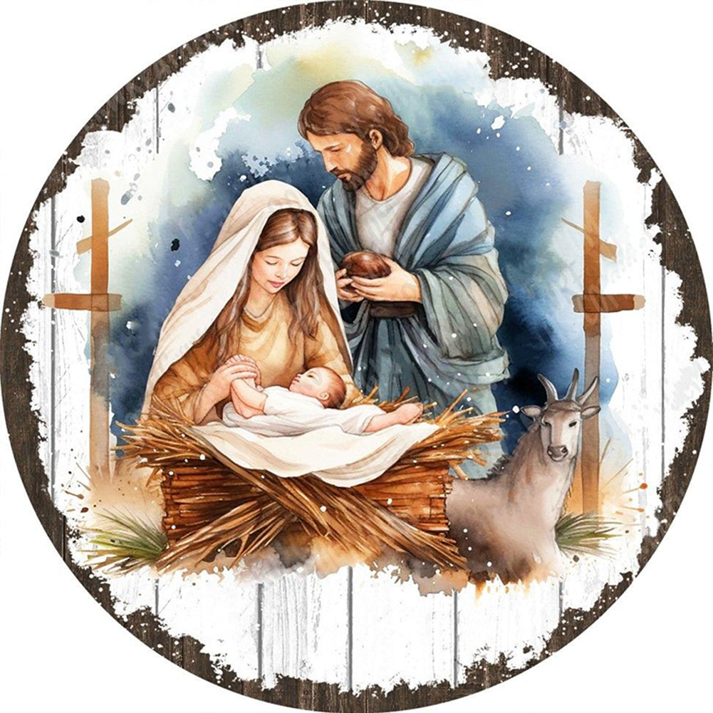 Nativity - 11CT Stamped Cross Stitch 50*50CM