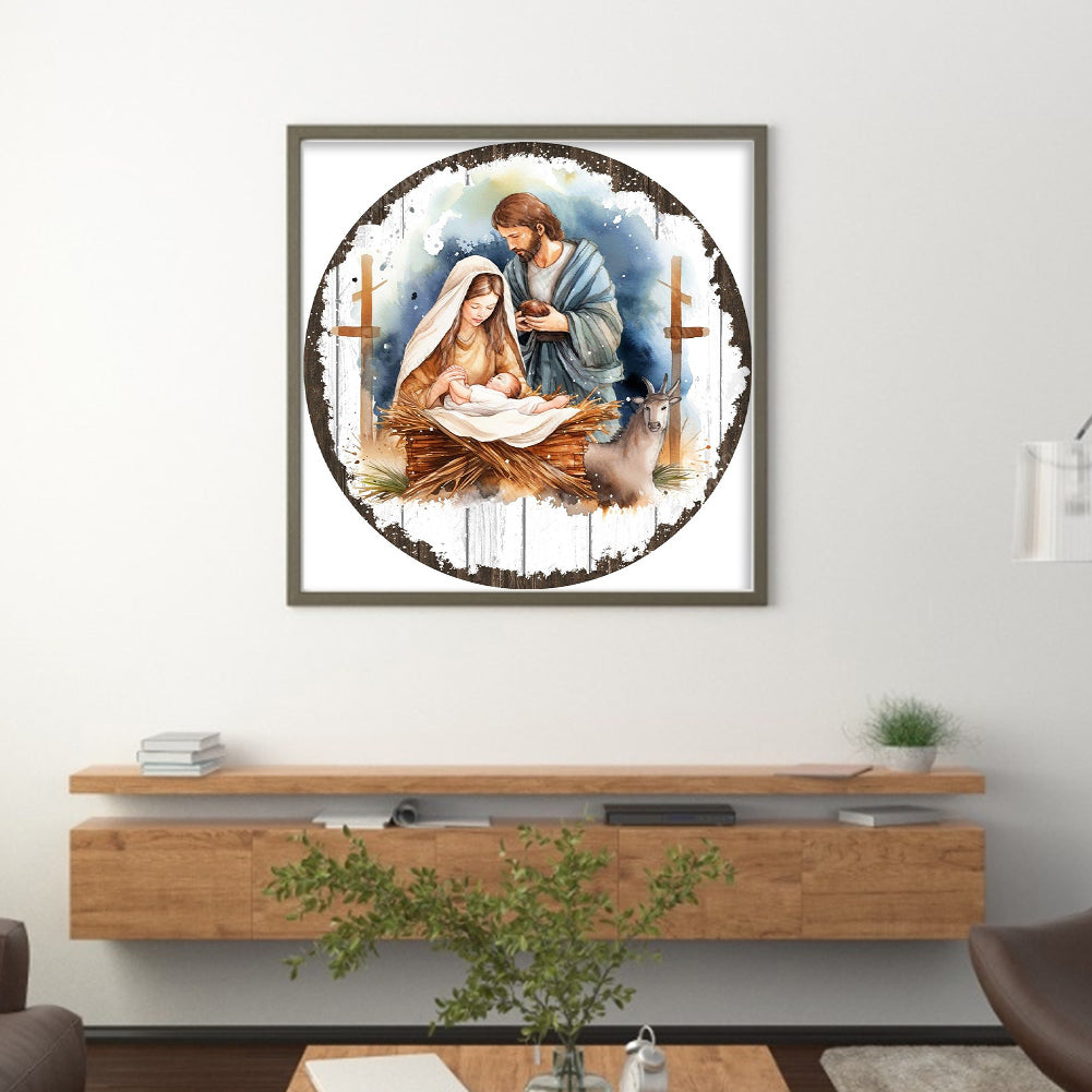 Nativity - 11CT Stamped Cross Stitch 50*50CM