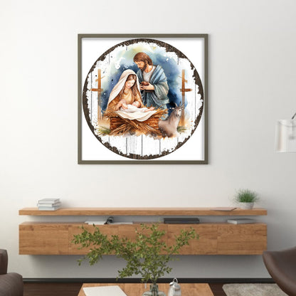 Nativity - 11CT Stamped Cross Stitch 50*50CM