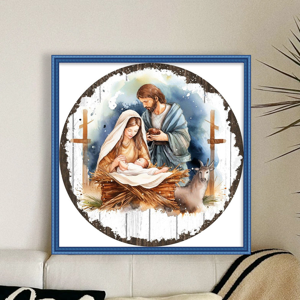 Nativity - 11CT Stamped Cross Stitch 50*50CM