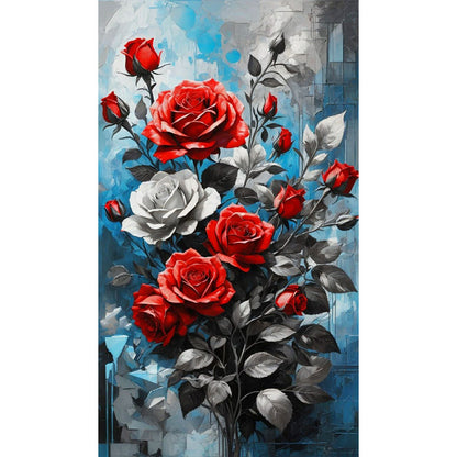 Roses - Full Round Drill Diamond Painting 40*70CM