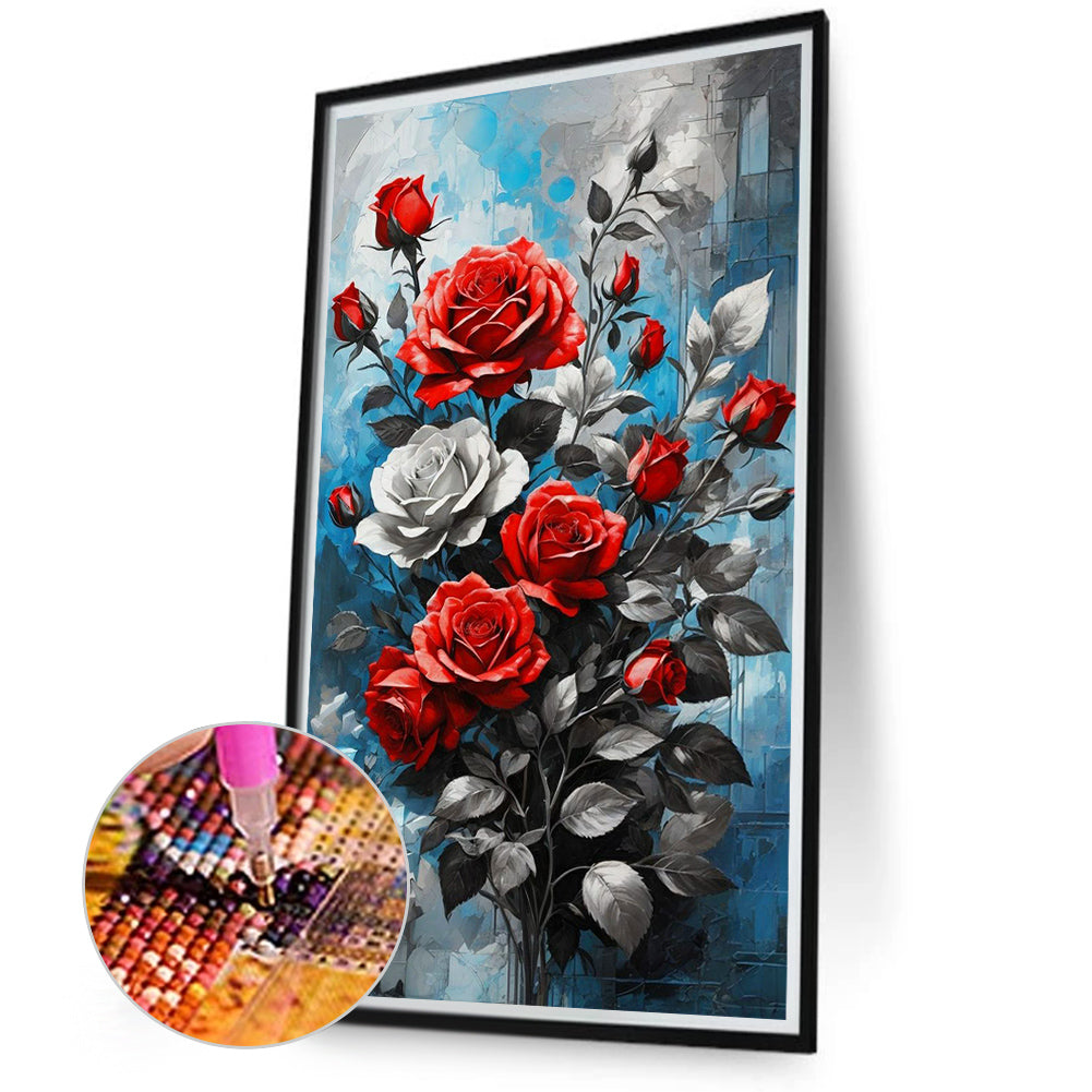 Roses - Full Round Drill Diamond Painting 40*70CM