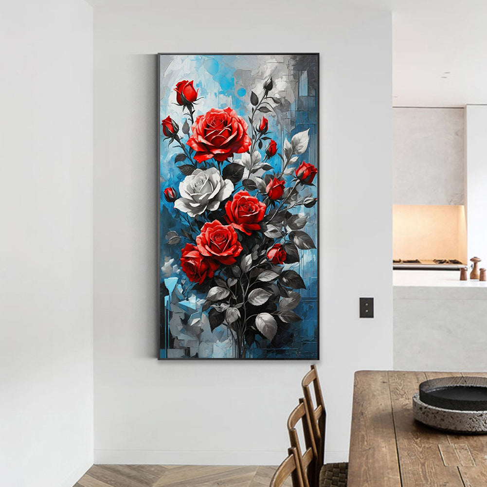 Roses - Full Round Drill Diamond Painting 40*70CM