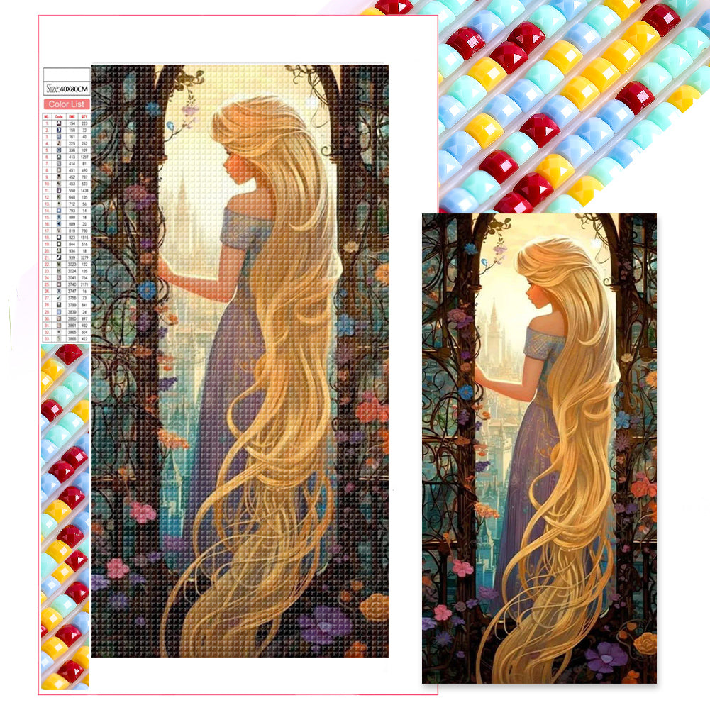 Disney Princess - Full Square Drill Diamond Painting 40*80CM