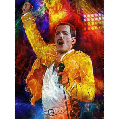 Singer - Full Round Drill Diamond Painting 30*40CM