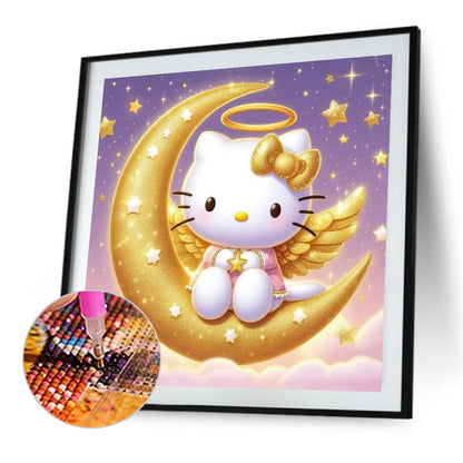 Hello Kitty - AB Round Drill Diamond Painting 40*40CM