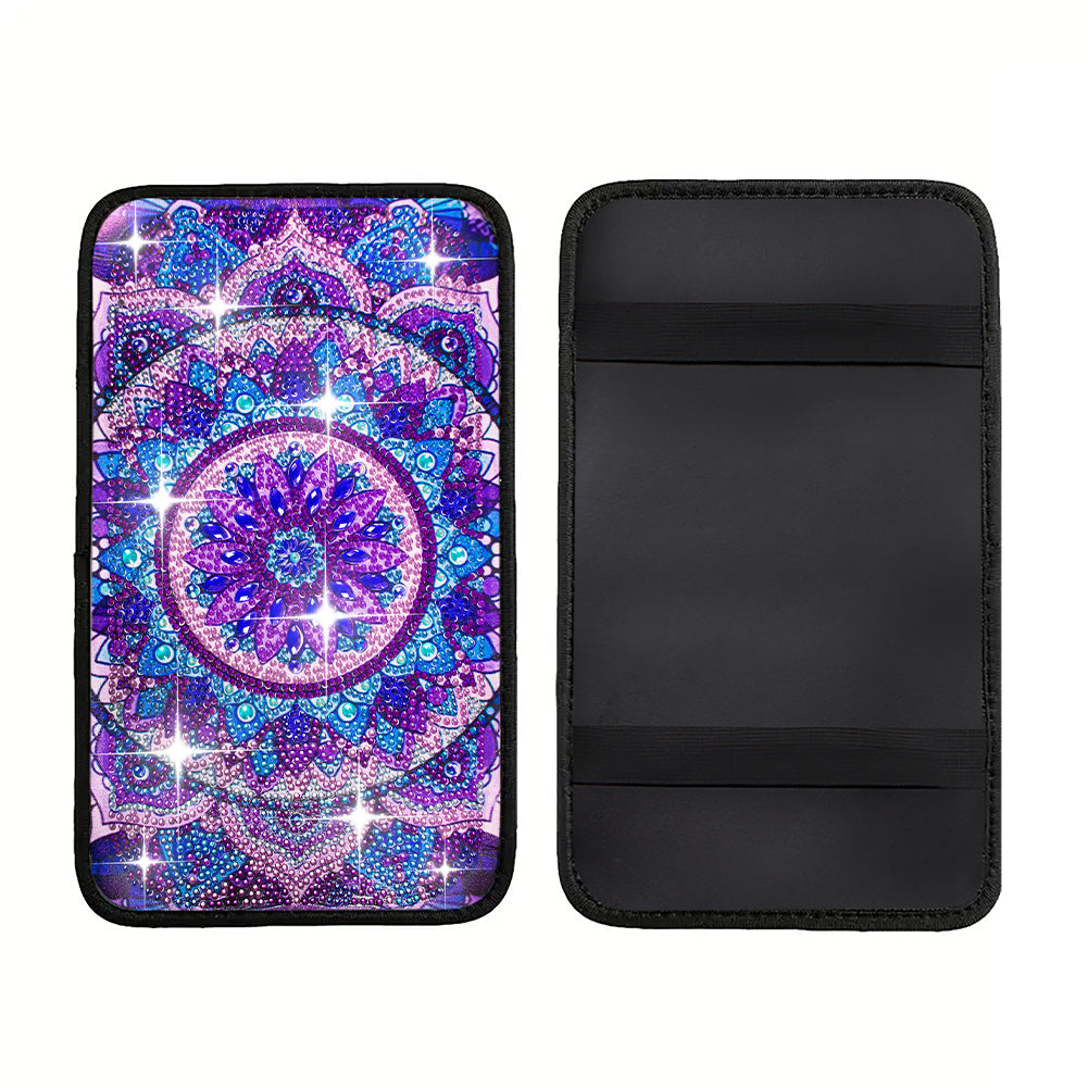 Mandala Diamond Painting Car Non-Slip Pad Diamond Painting Car Armrest Box Mat