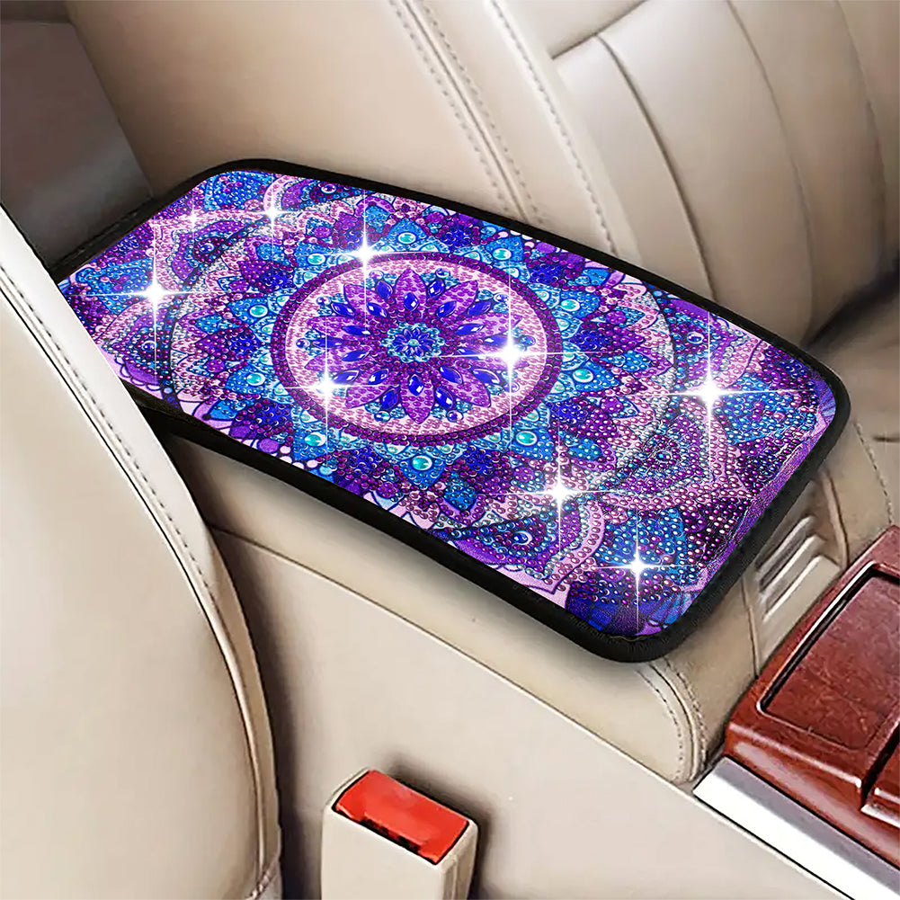 Mandala Diamond Painting Car Non-Slip Pad Diamond Painting Car Armrest Box Mat