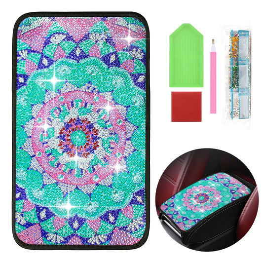 Mandala Diamond Painting Car Non-Slip Pad Diamond Painting Car Armrest Box Mat