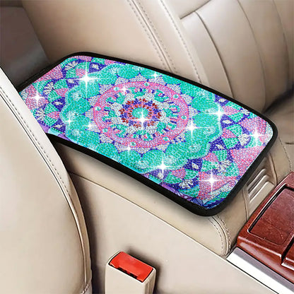 Mandala Diamond Painting Car Non-Slip Pad Diamond Painting Car Armrest Box Mat