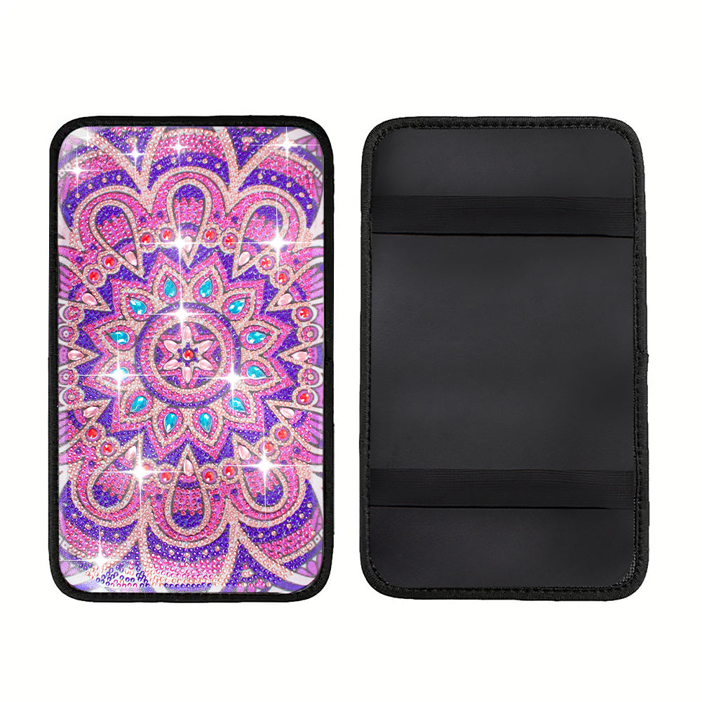 Mandala Diamond Painting Car Non-Slip Pad Diamond Painting Car Armrest Box Mat