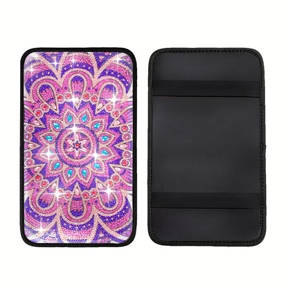 Mandala Diamond Painting Car Non-Slip Pad Diamond Painting Car Armrest Box Mat