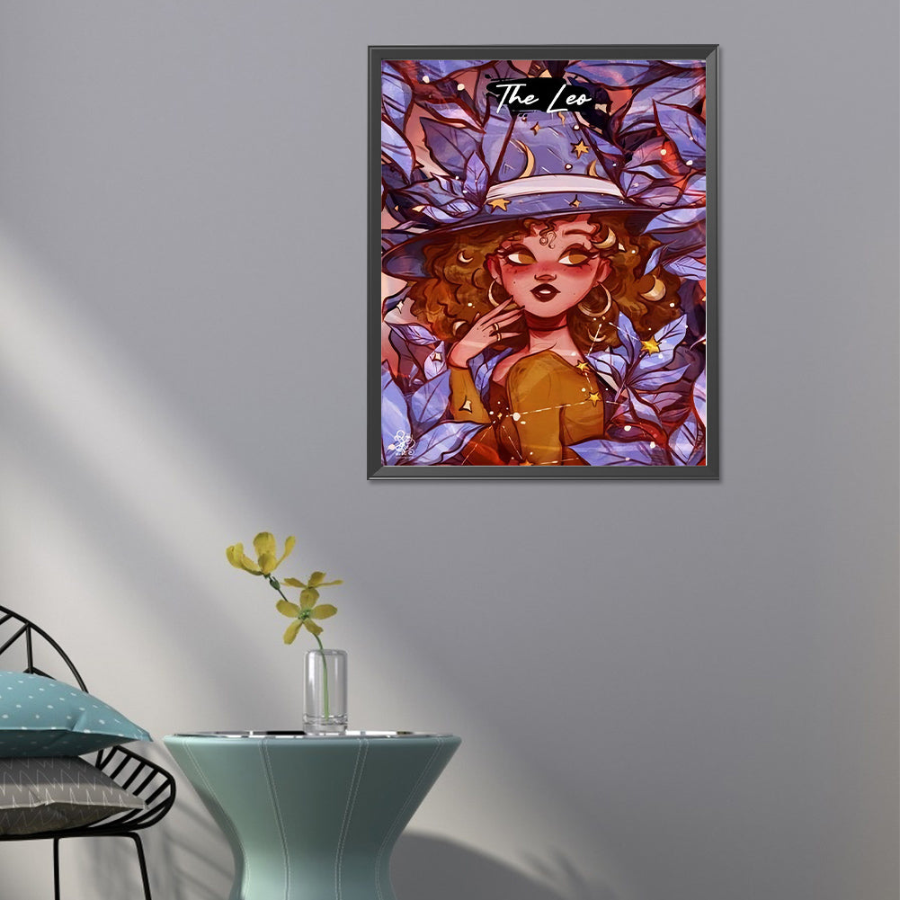 Magic Girl - Full Round Drill Diamond Painting 40*50CM