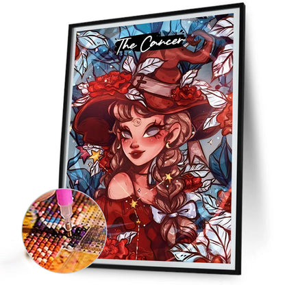 Magic Girl - Full Round Drill Diamond Painting 40*50CM