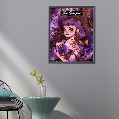 Magic Girl - Full Round Drill Diamond Painting 40*50CM