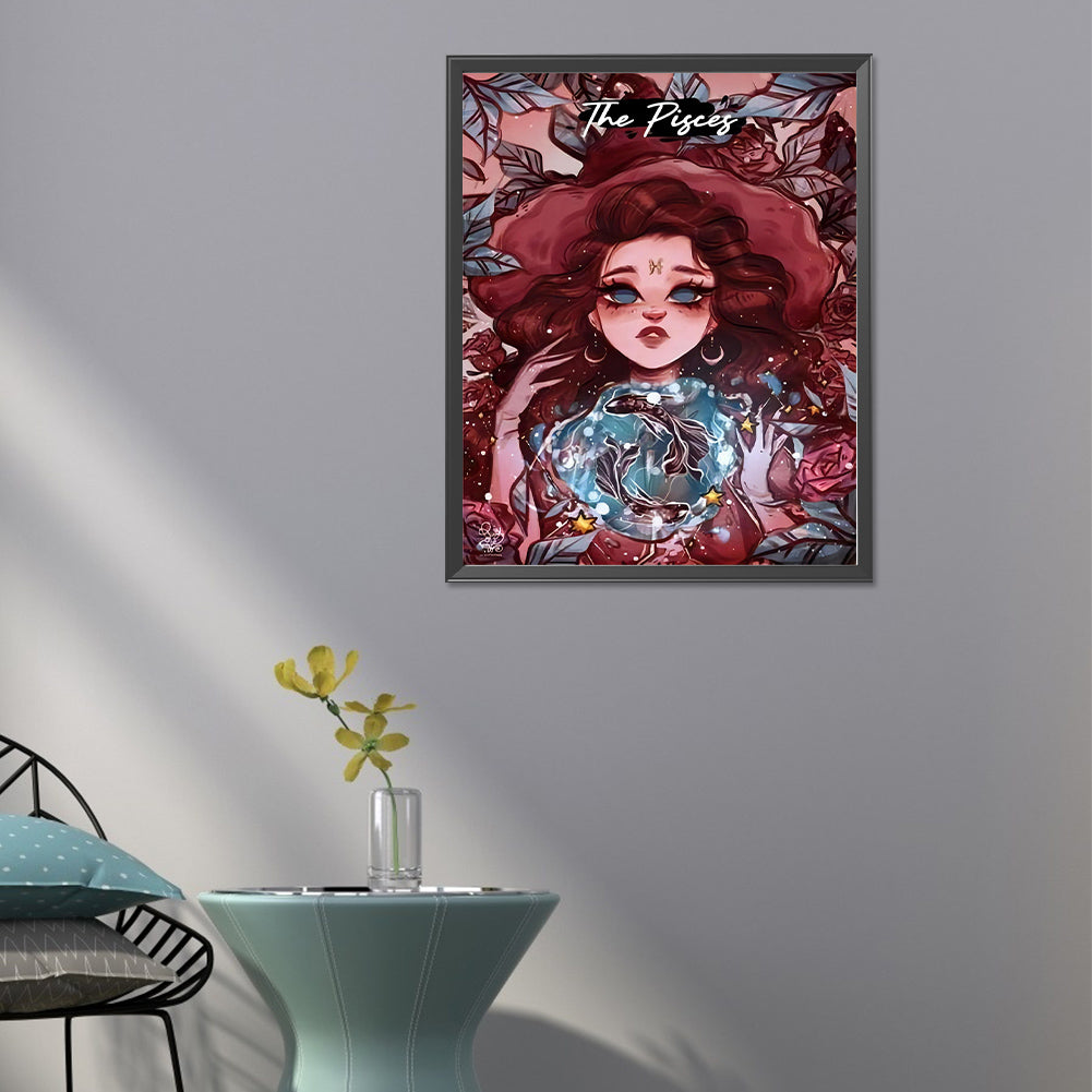 Magic Girl - Full Round Drill Diamond Painting 40*50CM