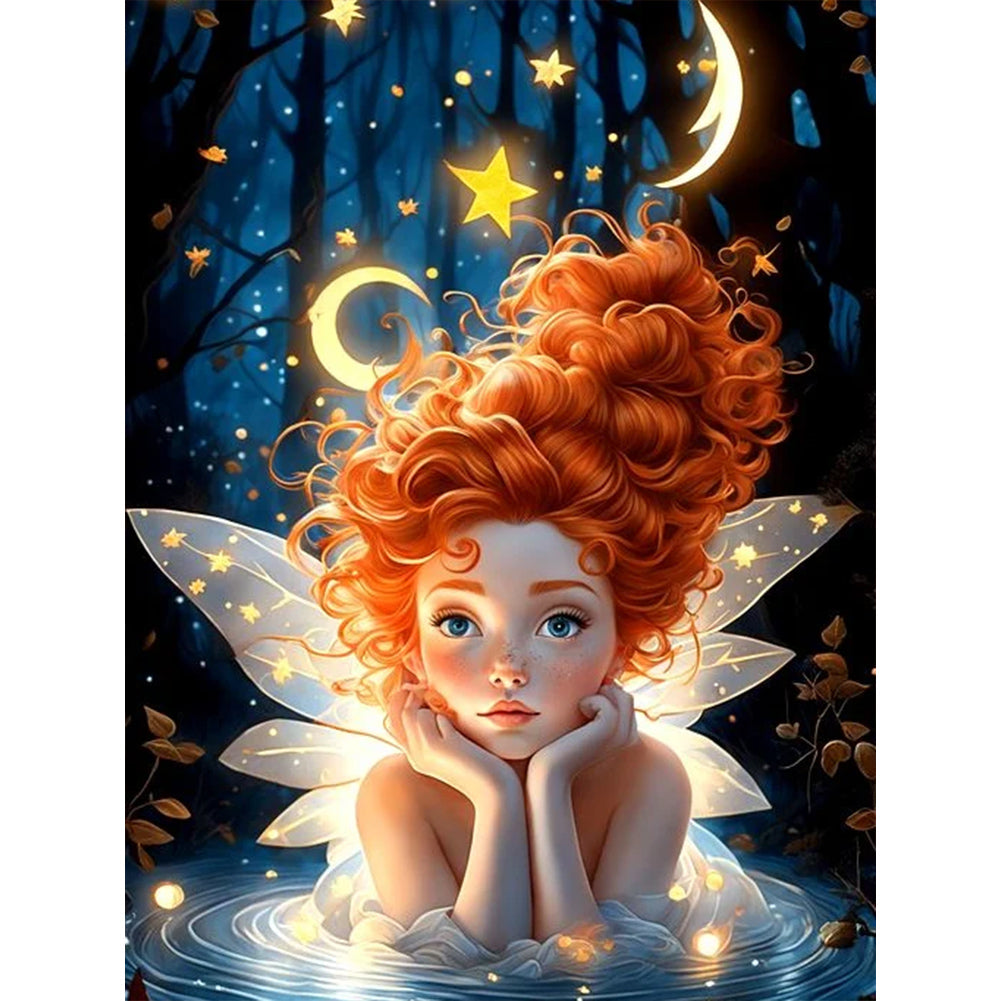 Fairy Girl - Full Round Drill Diamond Painting 30*40CM