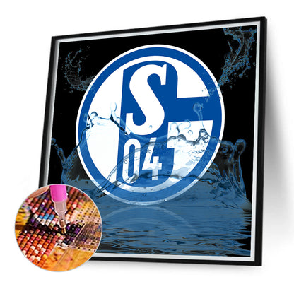 Schalke Logo - Full Round Drill Diamond Painting 40*40CM