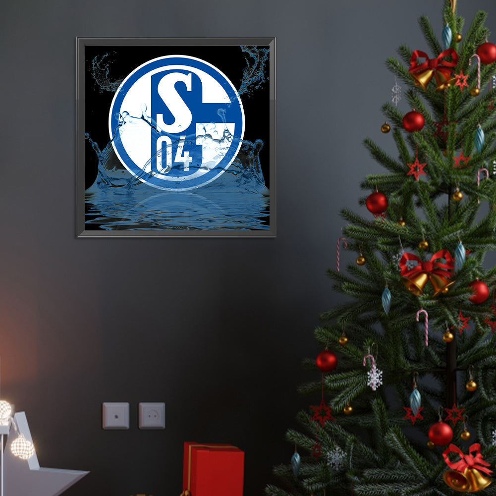 Schalke Logo - Full Round Drill Diamond Painting 40*40CM