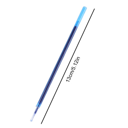 100pcs 0.5mm Cross Stitch Water Soluble Ink Pen Refill Office Supply (Blue)