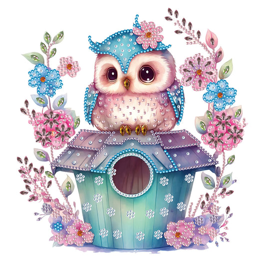 Owl - Special Shaped Drill Diamond Painting 30*30CM