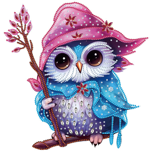 Magic Owl - Special Shaped Drill Diamond Painting 30*30CM
