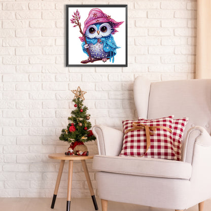 Magic Owl - Special Shaped Drill Diamond Painting 30*30CM