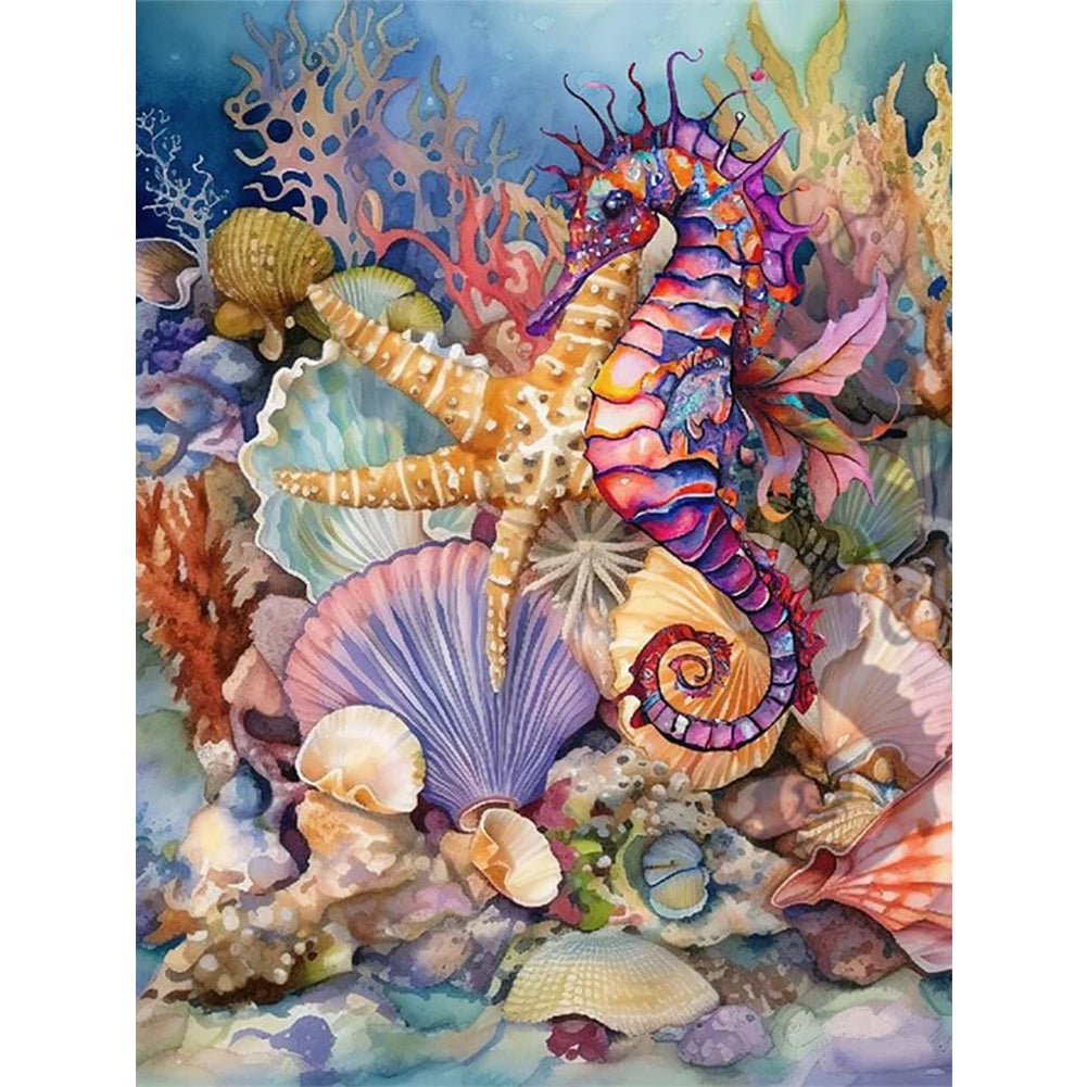 The Underwater World - 11CT Stamped Cross Stitch 40*56CM