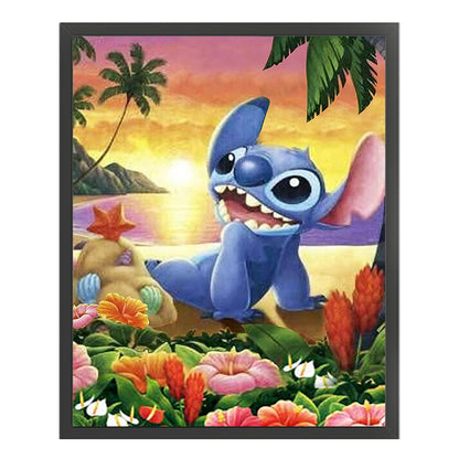 Cartoon - 11CT Stamped Cross Stitch 40*50CM