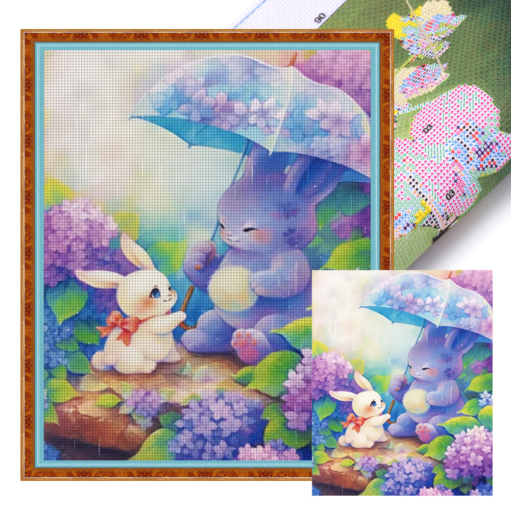 Cartoon - 11CT Stamped Cross Stitch 40*50CM