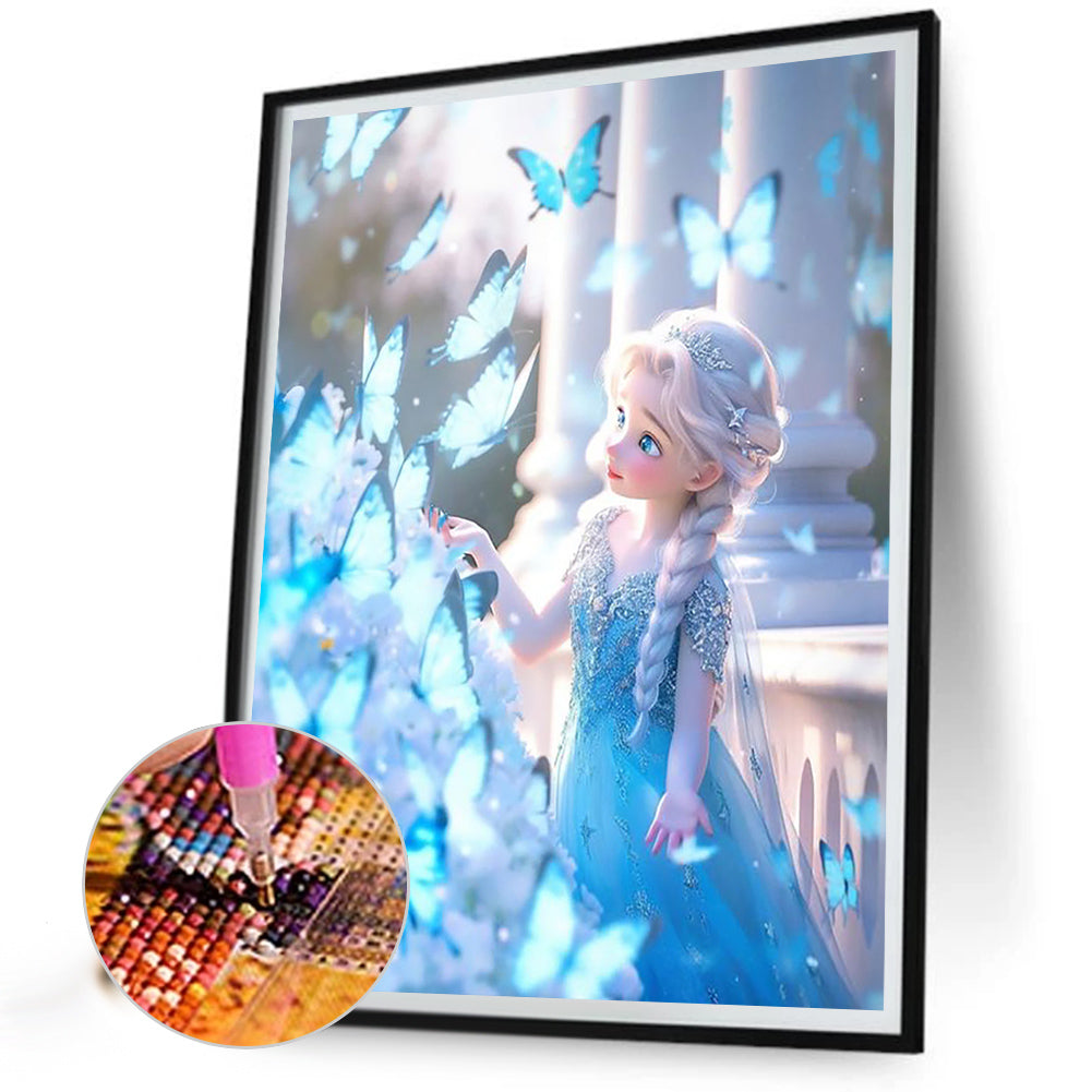 Disney Princess-Frozen - Full Round Drill Diamond Painting 40*50CM