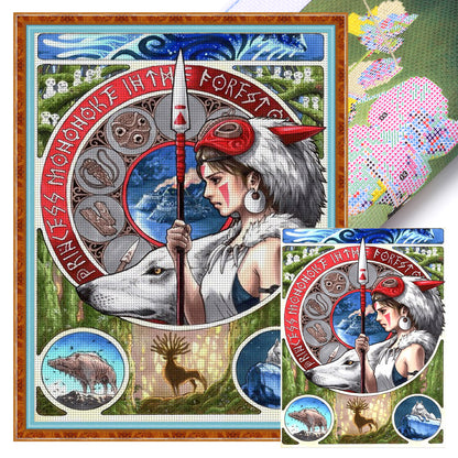 Figure - 11CT Stamped Cross Stitch 40*56CM