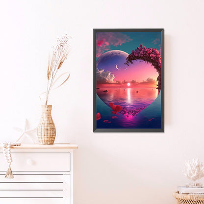 Love Dream Rose Sea - Full AB Round Drill Diamond Painting 40*60CM