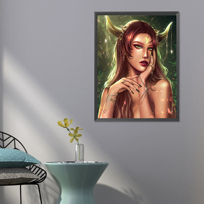 Constellation Girl¡¤Taurus - Full Round Drill Diamond Painting 50*60CM