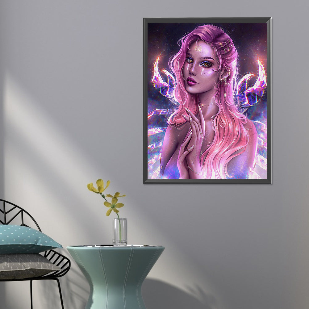 Constellation Girl¡¤Cancer - Full Round Drill Diamond Painting 50*60CM