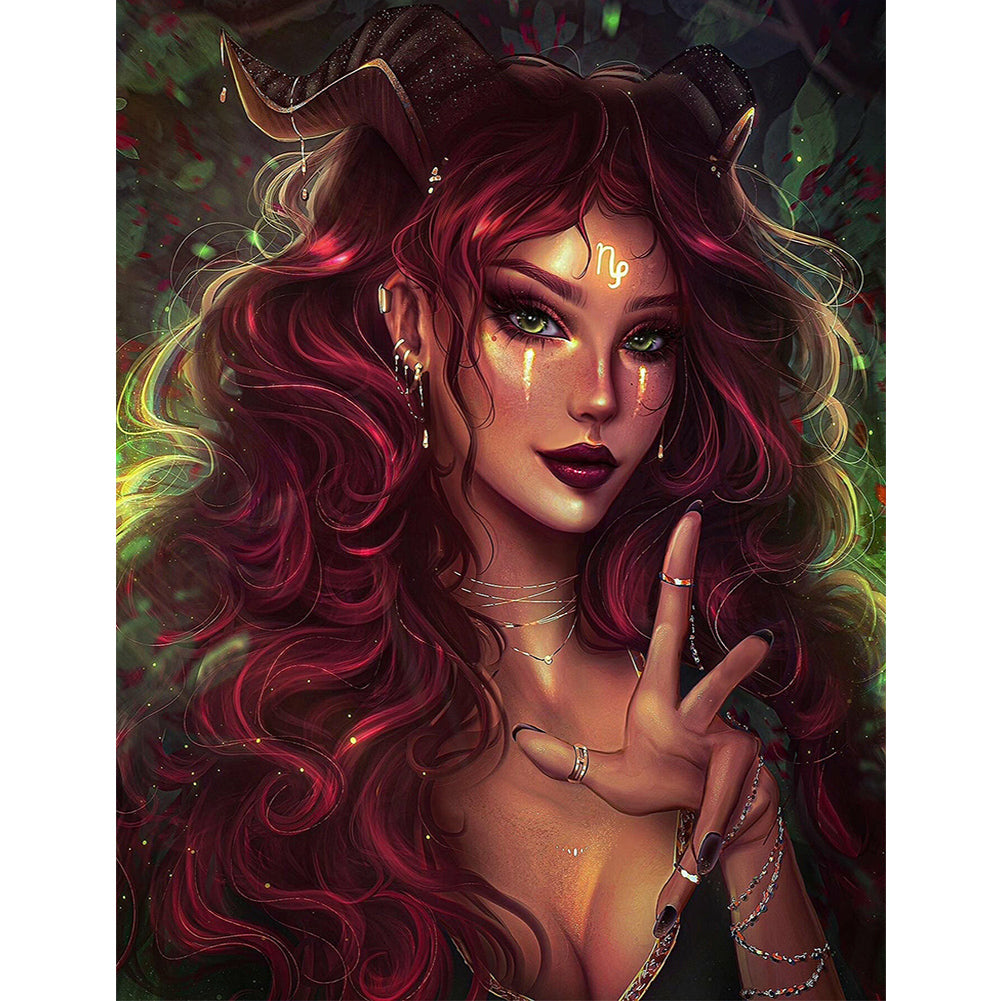 Constellation Girl¡¤Virgo - Full Round Drill Diamond Painting 50*60CM