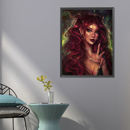 Constellation Girl¡¤Virgo - Full Round Drill Diamond Painting 50*60CM
