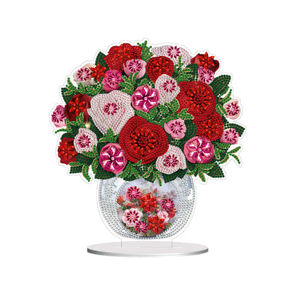 Acrylic Bouquet Diamond Painting Desktop Decorations for Office Desktop Decor