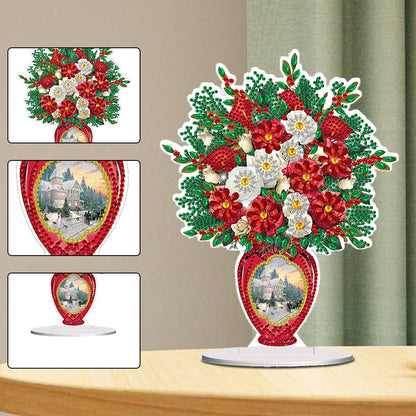 Acrylic Bouquet Diamond Painting Desktop Decorations for Office Desktop Decor