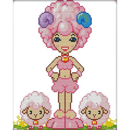 Aries - 14CT Stamped Cross Stitch 23*28CM(Joy Sunday)