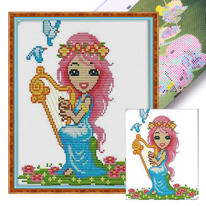 Virgo - 14CT Stamped Cross Stitch 22*26CM(Joy Sunday)