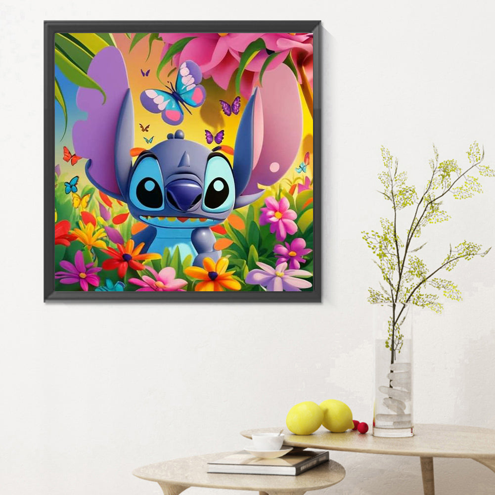 Stitch Among The Flowers - Full Round Drill Diamond Painting 30*30CM