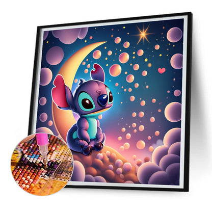 Cartoon Minifigure-Stitch - Full Round Drill Diamond Painting 30*30CM