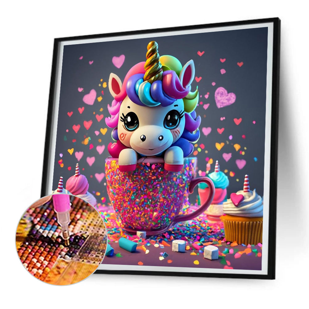 Cartoon Minifigure-Color Pony - Full Round Drill Diamond Painting 30*30CM